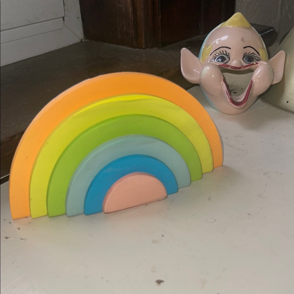 Colorful Rainbow Stacked post it notes